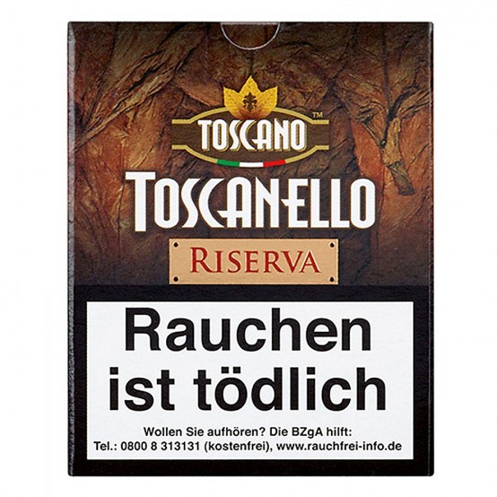 Tigari de foi Toscanello Riserva (aroma de cogniac)- 5 buc