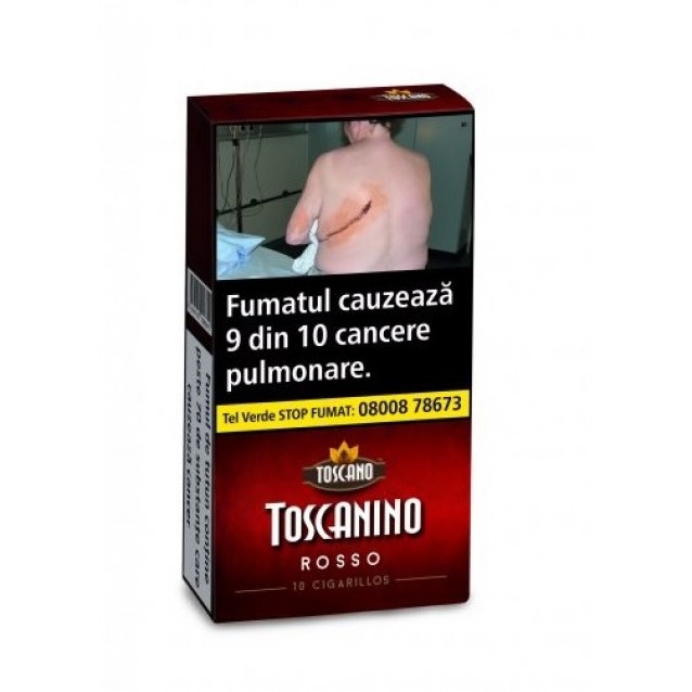 Tigari de foi Toscanino ROSSO (10) aroma cafea