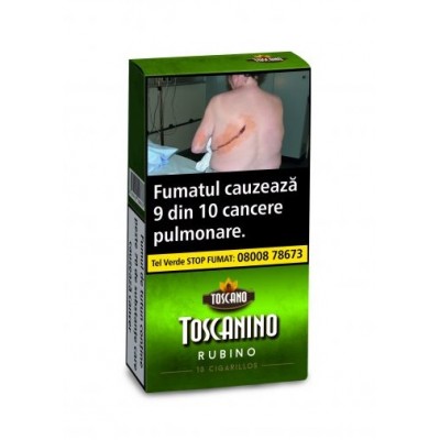 Tigari de foi Toscanino RUBINO (10) aroma mere si scortisoara