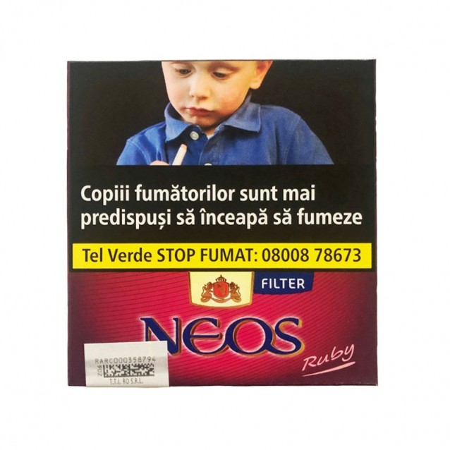 Tigari de foi Neos Filter Ruby, Cirese, 20g, 10 buc.