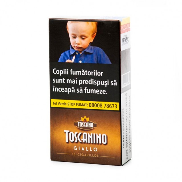 Tigari de foi TOSCANINO Giallo 10 buc.