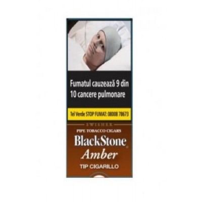 Tigari de foi BlackStone Tip Cigarillos Amber (Vanilla) (5)