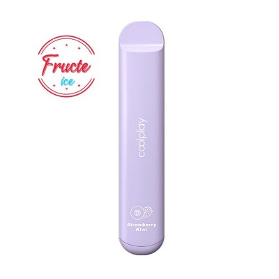 Tigara electronica de unica folosinta cu nicotina Coolplay 575 pufuri Aroma Strawberry Kiwi
