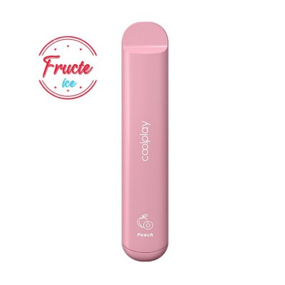 Tigara electronica de unica folosinta cu nicotina Coolplay 575 pufuri Aroma Peach