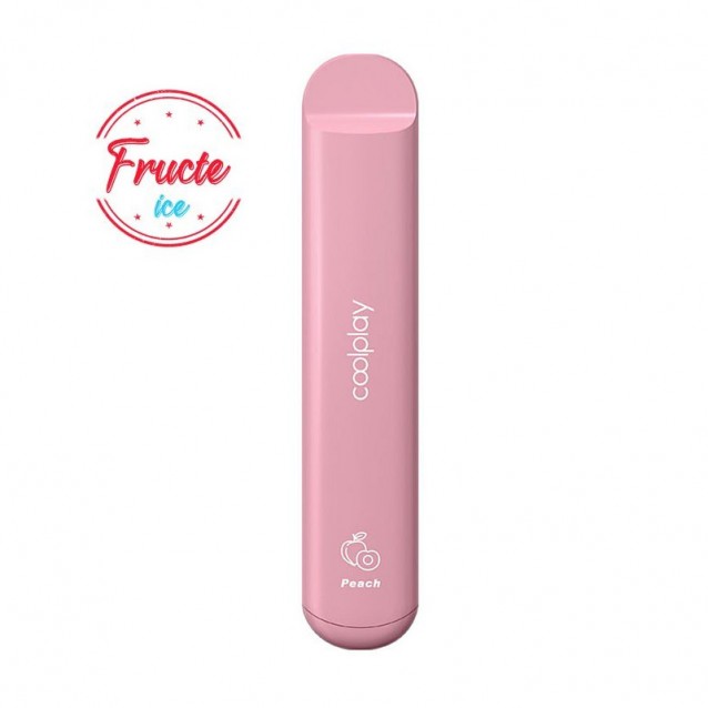 Tigara electronica de unica folosinta cu nicotina Coolplay 575 pufuri Aroma Peach