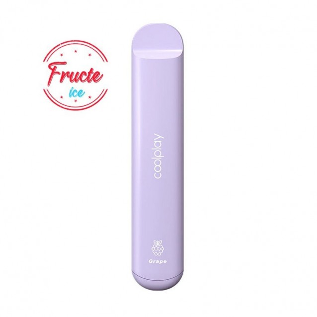 Tigara electronica de unica folosinta cu nicotina Coolplay 575 pufuri Aroma Grape