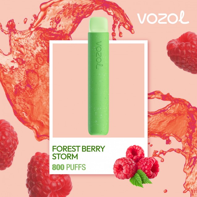 Tigara electronica de unica folosinta cu nicotina Vozol 800 pufuri Aroma Forest Berry Storm