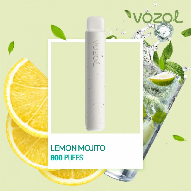 Tigara electronica de unica folosinta cu nicotina Vozol 800 pufuri Aroma Lemon Mojito
