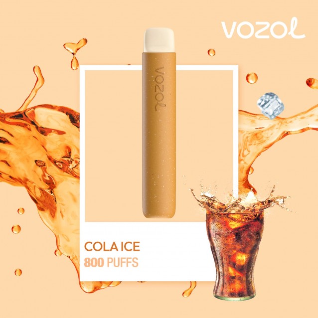 Tigara electronica de unica folosinta cu nicotina Vozol 800 pufuri Aroma Cola Ice