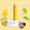 Tigara electronica de unica folosinta cu nicotina Vozol 800 pufuri Aroma Lemon Kiwi Passion Fruit