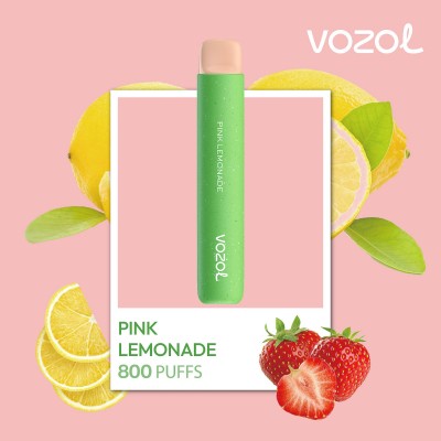 Tigara electronica de unica folosinta cu nicotina Vozol 800 pufuri Aroma Pink Lemonade