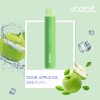 Tigara electronica de unica folosinta cu nicotina Vozol 800 pufuri Aroma Sour Apple Ice