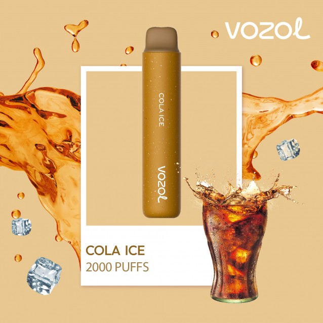 Tigara electronica de unica folosinta fara nicotina VOZOL STAR2000 Cola Ice