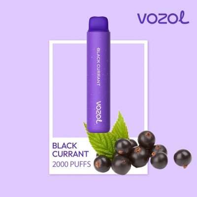Tigara electronica de unica folosinta fara nicotina VOZOL STAR2000 Black Currant