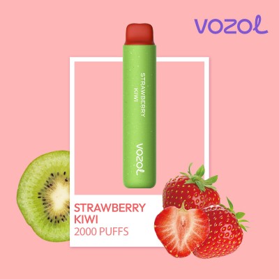 Tigara electronica de unica folosinta fara nicotina VOZOL STAR2000 Strawberry Kiwi