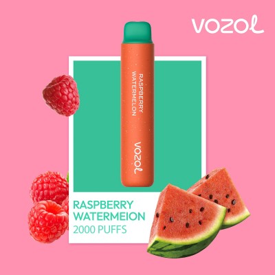 Tigara electronica de unica folosinta fara nicotina VOZOL STAR2000 Raspberry Watermelon