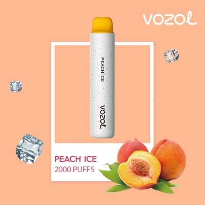 Tigara electronica de unica folosinta fara nicotina VOZOL STAR2000 Peach Ice