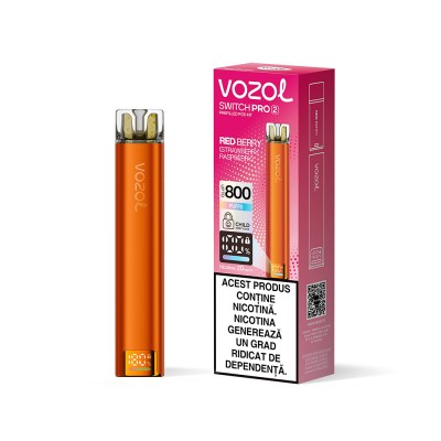 Tigara electronica reincarcabila Vozol Switch PRO 2 KIT aroma Red Berry
