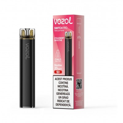 Tigara electronica reincarcabila Vozol Switch PRO KIT aroma Strawberry Smoothie