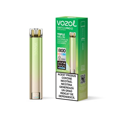 Tigara electronica reincarcabila Vozol Switch PRO 2 KIT aroma Triple Melon