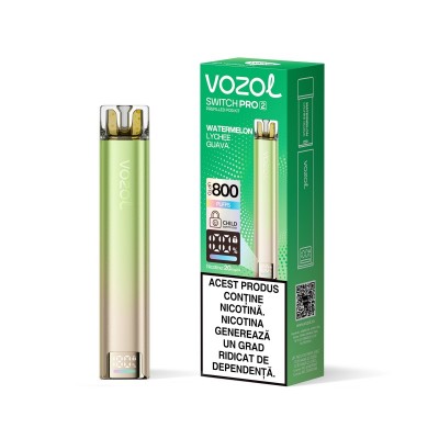 Tigara electronica reincarcabila Vozol Switch PRO 2 KIT aroma Watermelor Lychee Guava