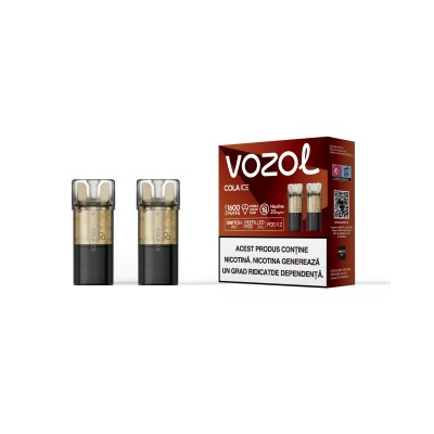 Set 2 Cartuse cu nicotina Vozol Switch Pro 800 Pufuri Aroma Cola Ice