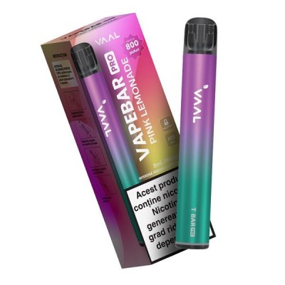 Tigara electonica reincarcabila Kit Vapebar PRO 800 pufuri 20 mg Aroma Pink Lemonade