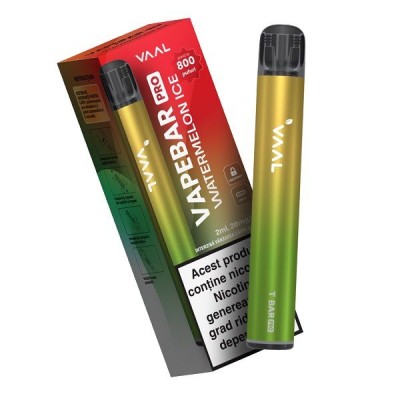 Tigara electonica reincarcabila Kit Vapebar PRO 800 pufuri 20 mg Aroma Watermelon Ice