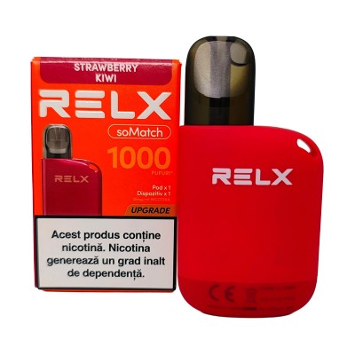 Relx Somatch Kit Crimson Red - Strawberry Kiwi
