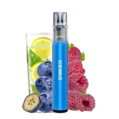 Vape Kit Icewave E1 1000 pufuri Blue Razz Lemonade Azure Blue 2ml 20mg