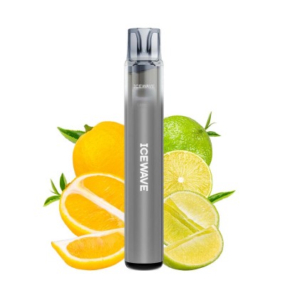 Vape Kit Icewave E1 1000 pufuri Lemon Lime Dark Grey 2ml 20mg