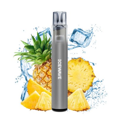Vape Kit Icewave E1 1000 pufuri Pineapple Ice Dark Grey 2ml 20mg