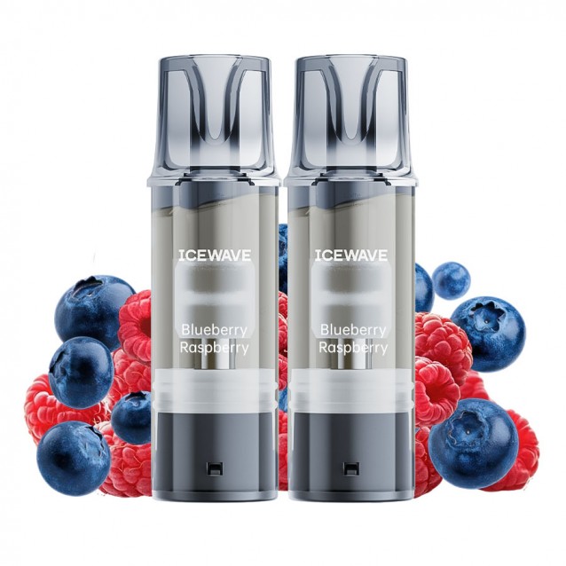 Set 2 cartuse Icewave E1 Pod 2ml 20mg Blueberry Raspberry