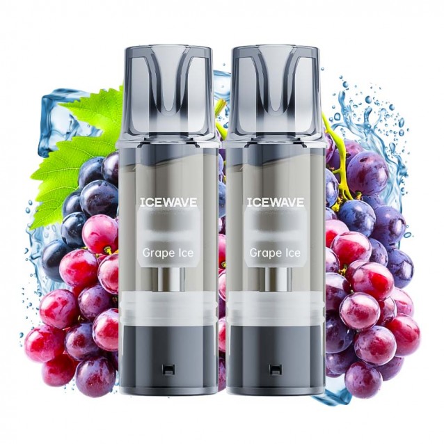 Set 2 cartuse Icewave E1 Pod 2ml 20mg Grape Ice