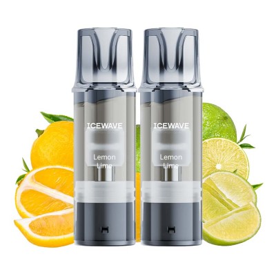 Set 2 cartuse Vape Icewave E1 Pod Lemon Lime 2ml 20mg