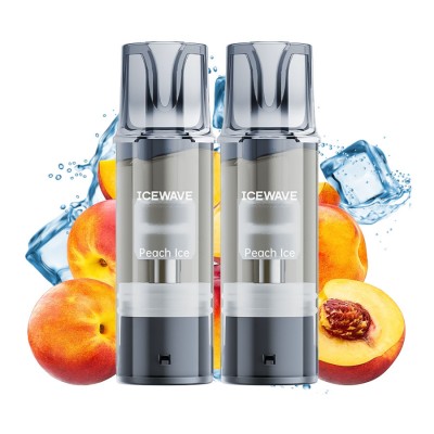 Set 2 cartuse Vape Icewave E1 Pod Peach Ice 2ml 20mg