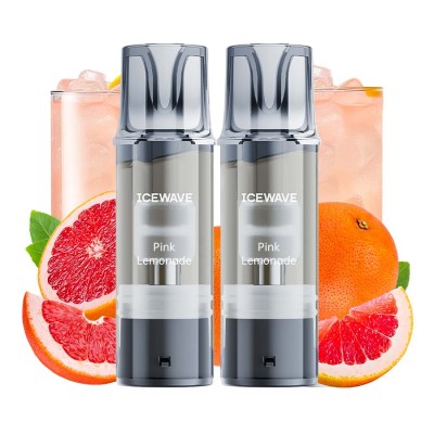 Set 2 cartuse Vape Icewave E1 Pod Pink Lemonade 2ml 20mg