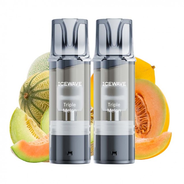 Set 2 cartuse Icewave E1 Pod 2ml 20mg Triple Melon