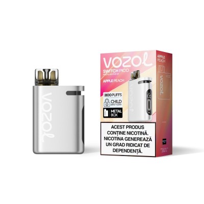 Kit Tigara Electronica reincarcabila VOZOL SWITCH PICO aroma Apple Peach