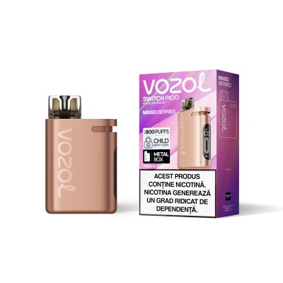 Kit Tigara Electronica reincarcabila VOZOL SWITCH PICO aroma Mixed Berries
