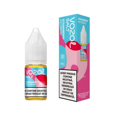 Lichid Vozol Salt 10ml - Strawberry Ice Cream