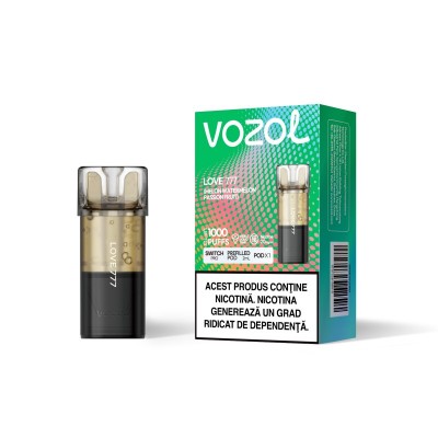 Cartus cu nicotina Vozol Switch Pro 1000 Pufuri Aroma Love 777 Single Pod
