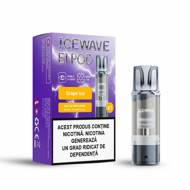 Cartus Icewave E1 Pod 2ml 20mg Grape Ice