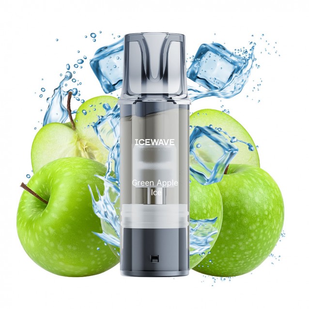 Cartus Icewave E1 Pod 2ml 20mg Green Apple Ice