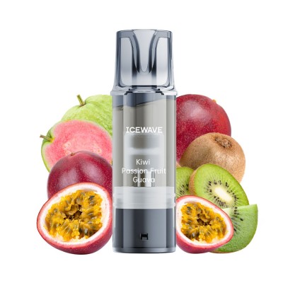Cartus Vape Icewave E1 Pod Kiwi Passion Fruit Guava 2ml 20mg