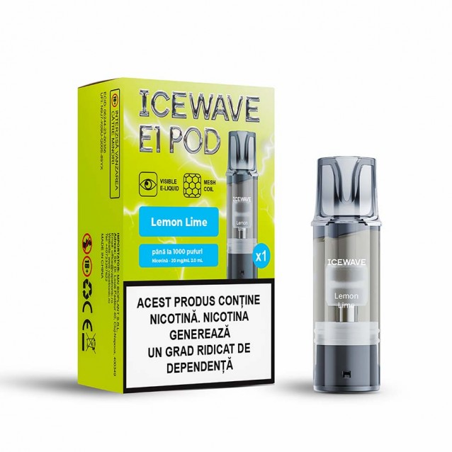 Cartus Icewave E1 Pod 2ml 20mg Lemon Lime