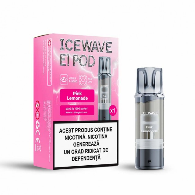 Cartus Icewave E1 Pod 2ml 20mg Pink Lemonade