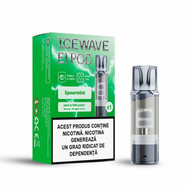Cartus Icewave E1 Pod 2ml 20mg Spearmint
