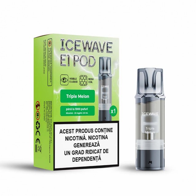 Cartus Icewave E1 Pod 2ml 20mg Triple Melon