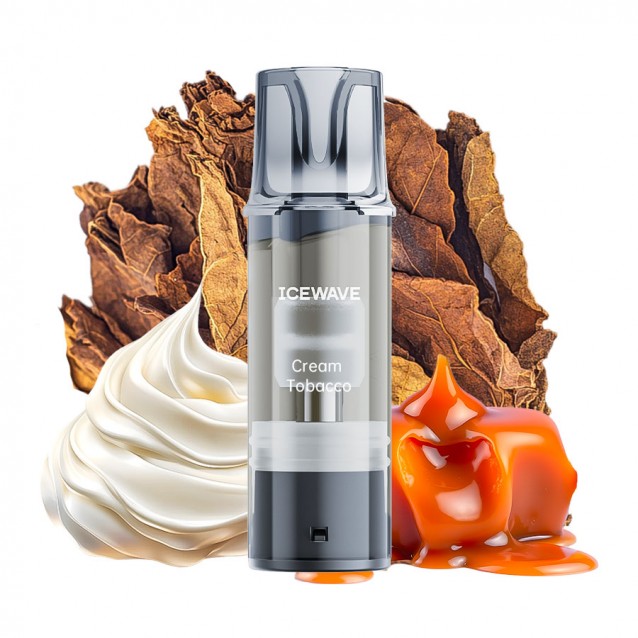 Cartus Icewave E1 Pod 2ml 20mg Cream Tobacco